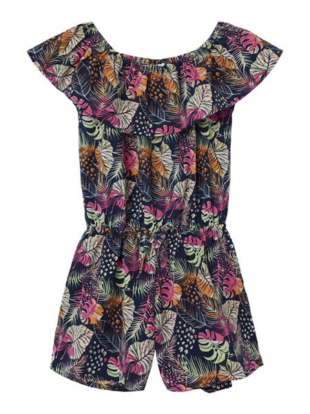 Name it Mädchen Jumpsuit Palmenblätter NKFVINAYA