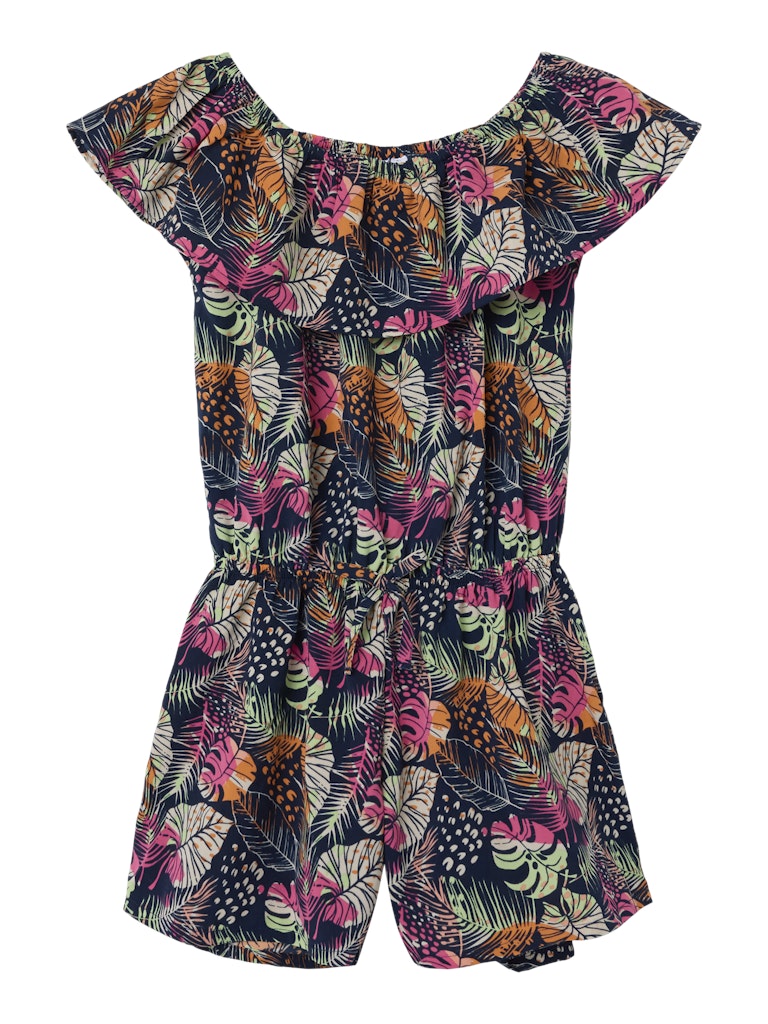 Name it Mädchen Jumpsuit Palmenblätter NKFVINAYA