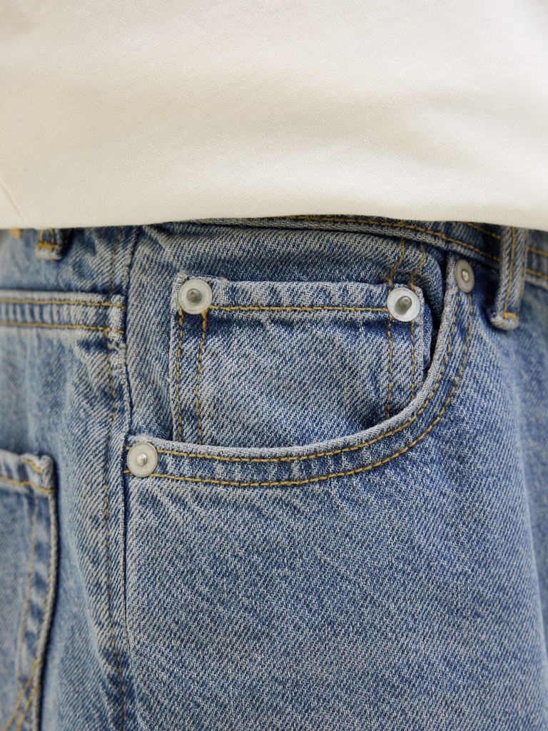 Jack & Jones Jungen Jeansshorts kurze Jeans Mittelblau Baggy JJIRON