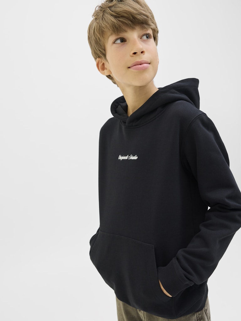 Jack & Jones Jungen Hoodie Kapuzenpullover Stickerei Tasche JORNORREBR