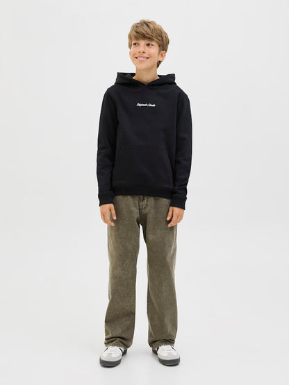 Jack & Jones Jungen Hoodie Kapuzenpullover Stickerei Tasche