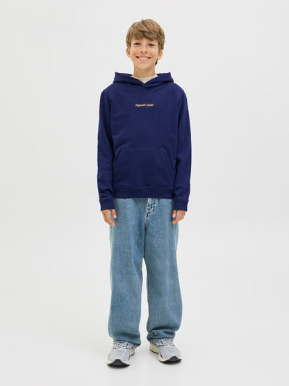 Jack & Jones Jungen Hoodie Kapuzenpullover Stickerei Tasche