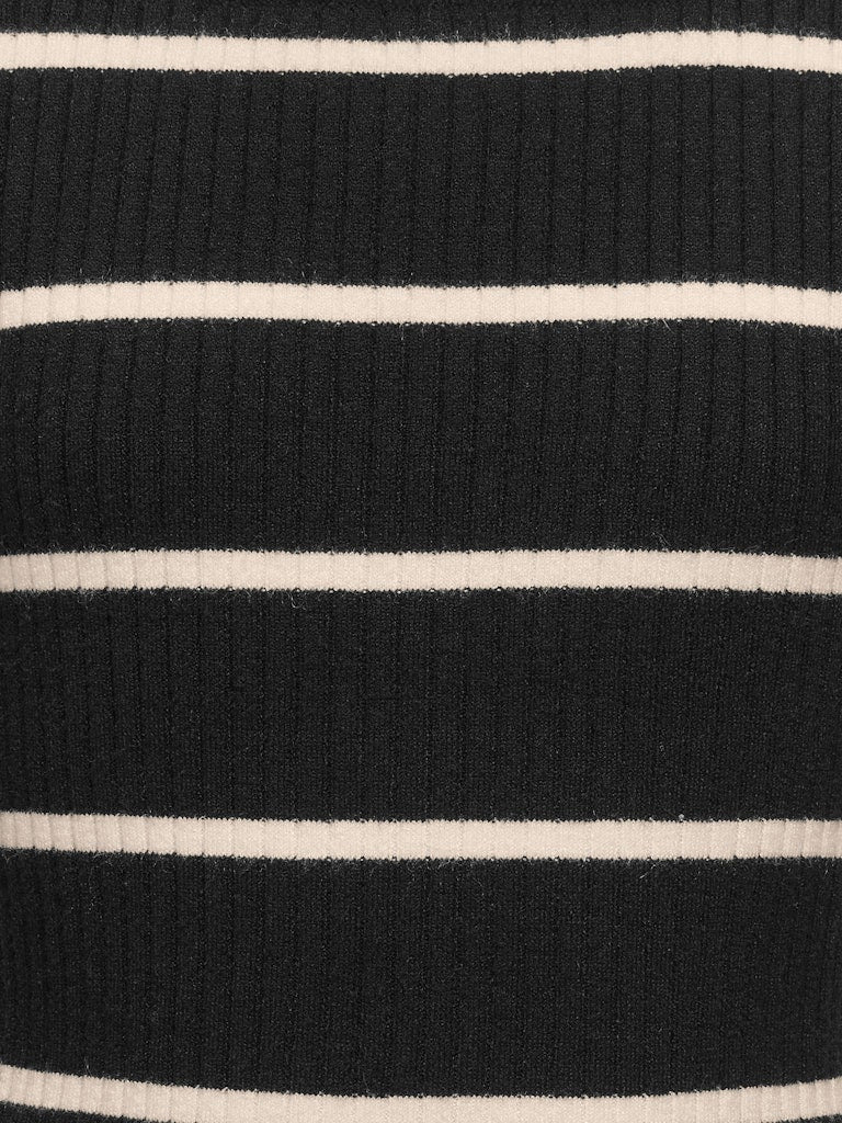 Only Mädchen Strickpulli Streifen  KOGIBI LS RIB BOATNECK CP KNT