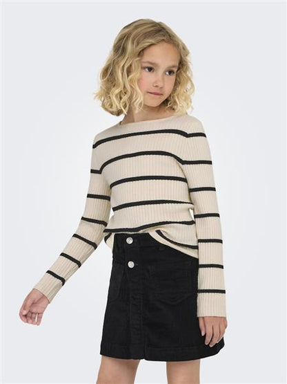 Only Mädchen Strickpulli Streifen
