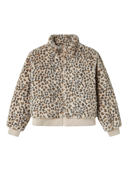 Name it Mädchen Teddyjacke Kunstfelljacke NKFMILA LEO