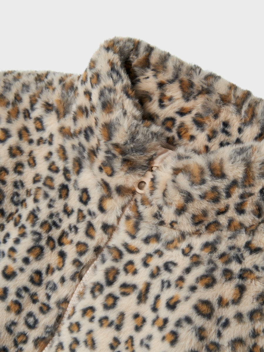Name it Mädchen Teddyjacke Kunstfelljacke NKFMILA LEO