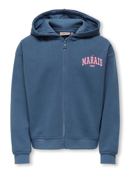 Only Mädchen Sweatjacke Hoodie KOGMARISA Rückendruck