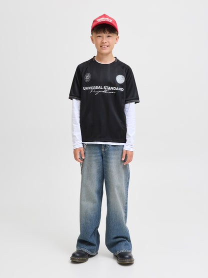 Jack & Jones Junior Jungen T-Shirt Sportshirt JCOCOVER