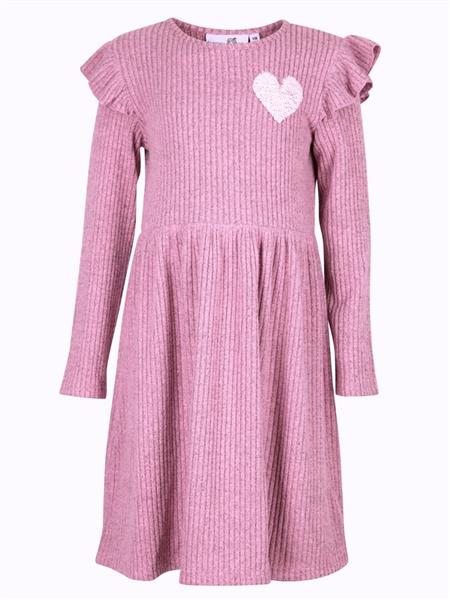 Happy Girls Mädchen Strickkleid langarm 953103 Glitzerherz