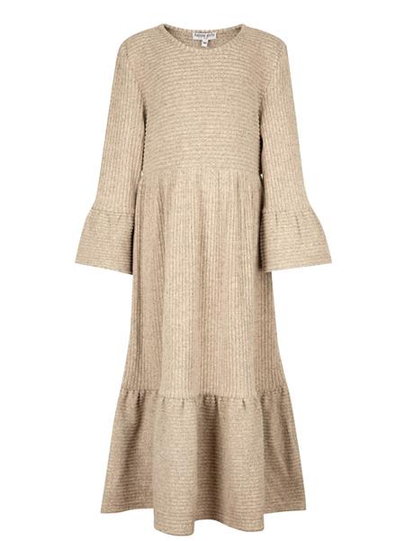 Happy Girls Mädchen Strickkleid langarm 553300 Volant