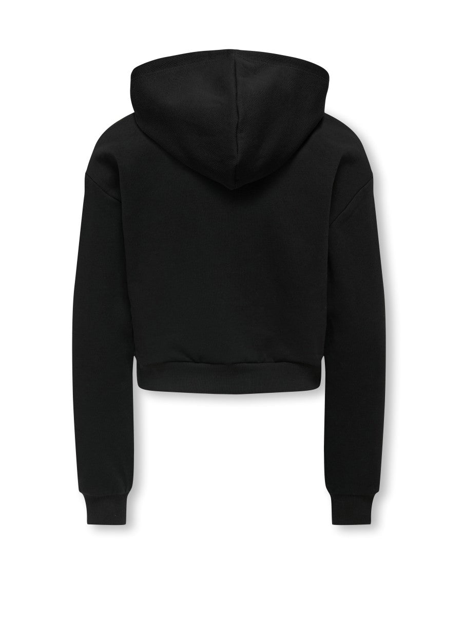 Only Mädchen Hoodie Sweatshirt kurz Amore Leo KOGCOOPER LIFE HEART