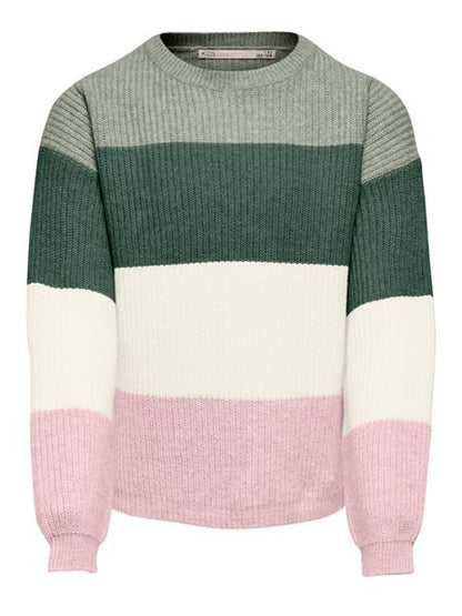 Only Mädchen Strickpulli Streifen Geschenkidee KOGSANDY