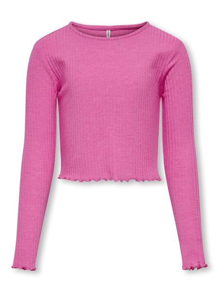 Only Mädchen Langarmshirt Rippshirt Geschenkidee KOGNELLA L/S O-NECK