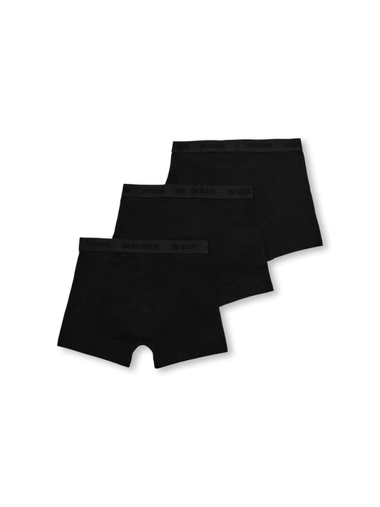ONLY & SONS Jungen Boxershorts 3er Pack Logobund OSJFITZ