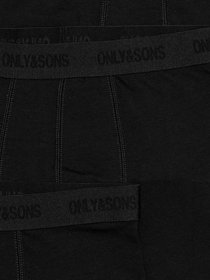 ONLY & SONS Jungen Boxershorts 3er Pack Logobund OSJFITZ