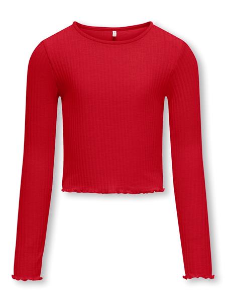 Only Mädchen Langarmshirt Rippshirt Geschenkidee KOGNELLA L/S O-NECK