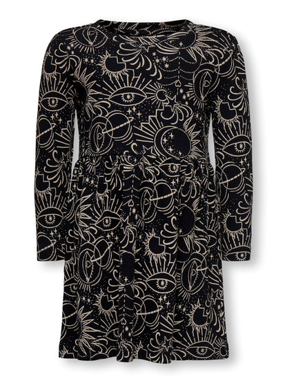 Only Mädchen Kleid Jerseykleid langarm KMGFENJA