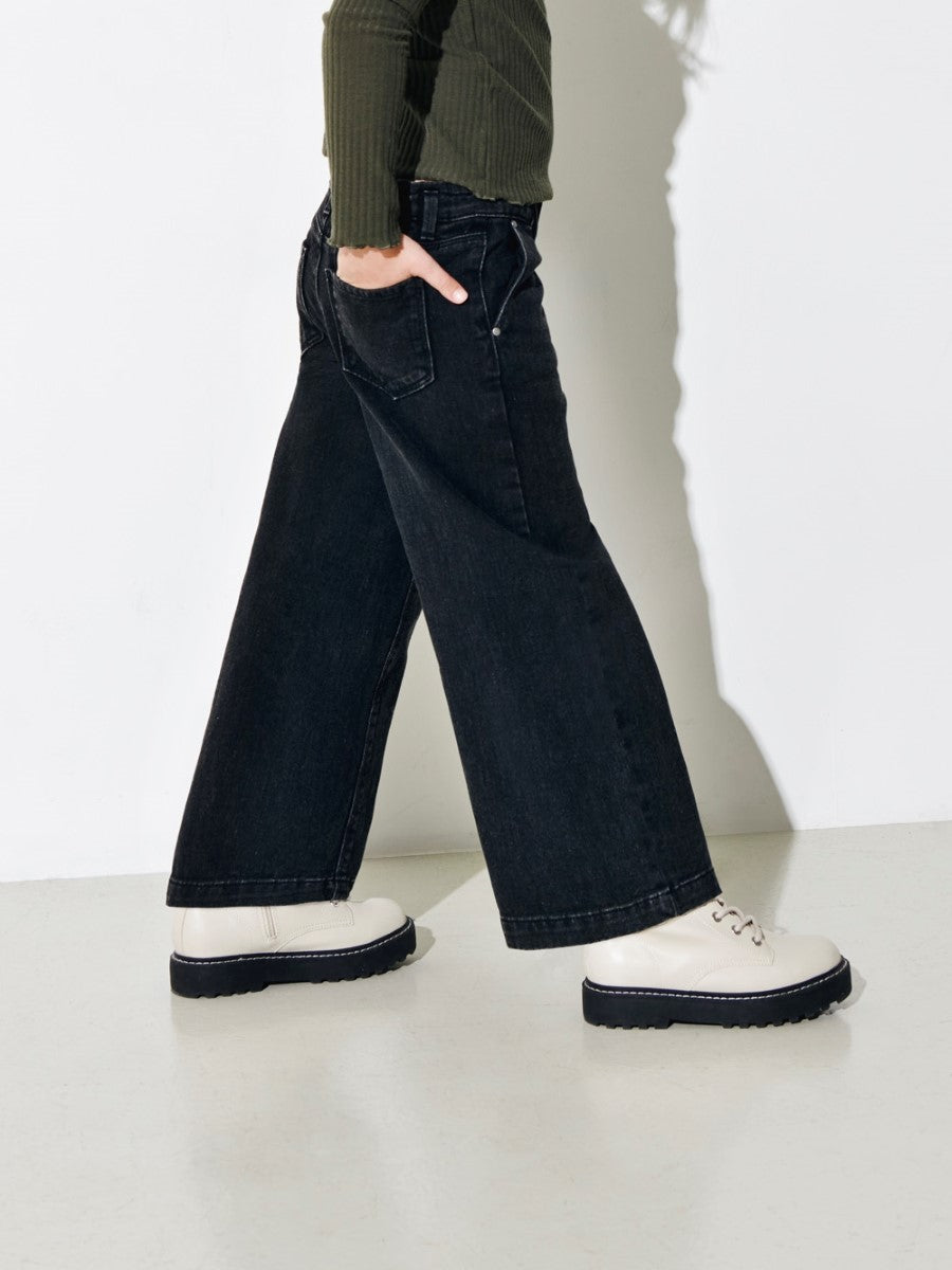 Only Mädchen Jeans Wide leg Teenager leicht KOGCOMET