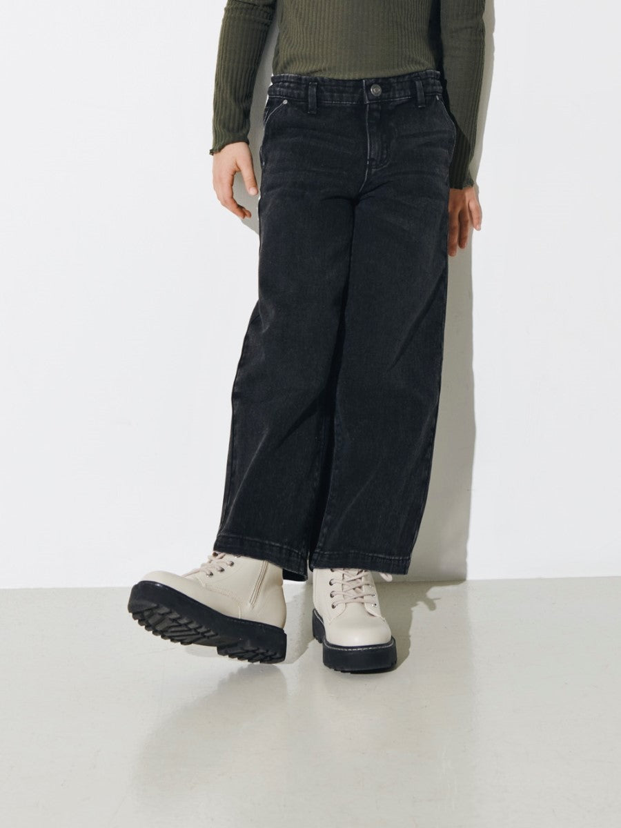 Only Mädchen Jeans Wide leg Teenager leicht KOGCOMET