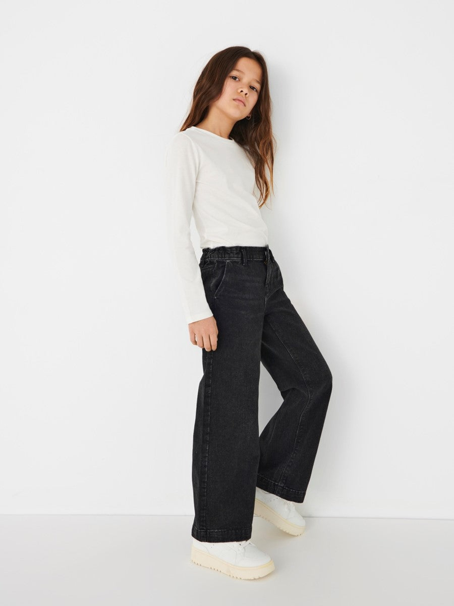 Only Mädchen Jeans Wide leg Teenager leicht KOGCOMET