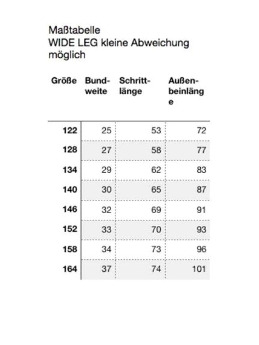Only Mädchen Jeans Wide leg Teenager leicht KOGCOMET