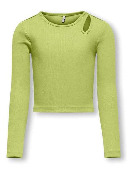 Only Mädchen Langarmshirt Rippshirt KOGNESSA LIFE