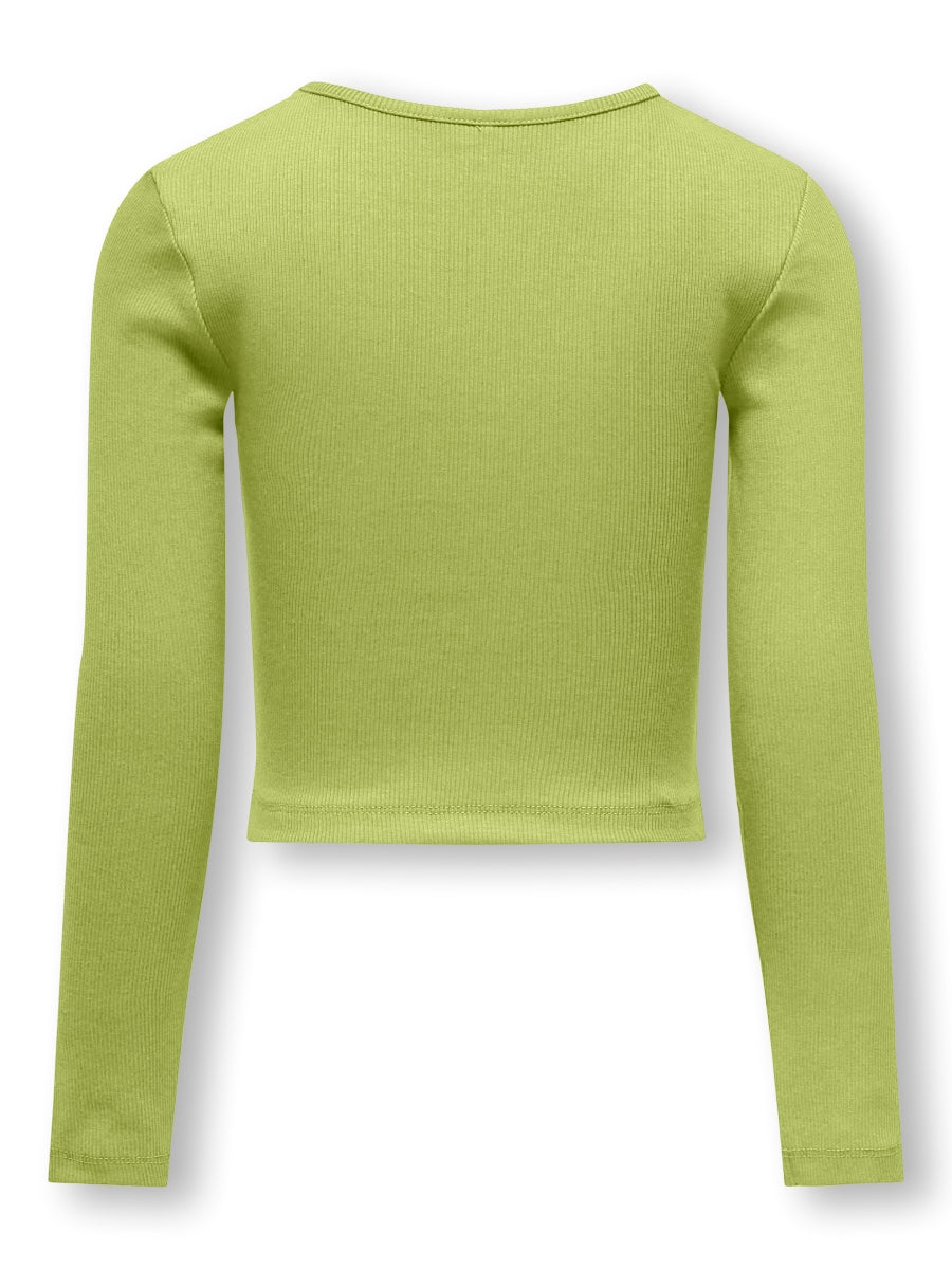 Only Mädchen Langarmshirt Rippshirt KOGNESSA LIFE