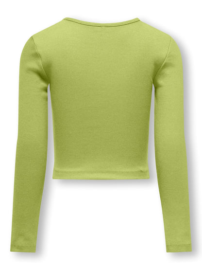 Only Mädchen Langarmshirt Rippshirt KOGNESSA LIFE