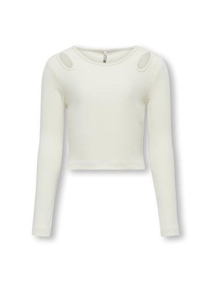 Only Mädchen Langarmshirt Rippshirt KOGNESSA LIFE