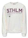 Only Mädchen Sweatshirt weit KOGZENJA