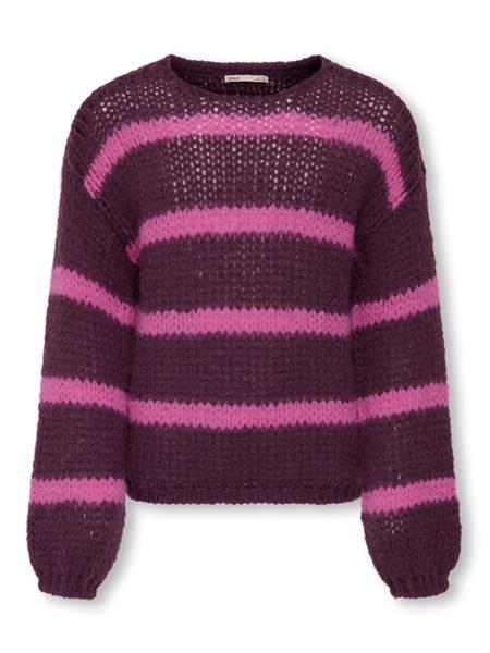 Only Mädchen Strickpulli KOGNORDIC Streifen