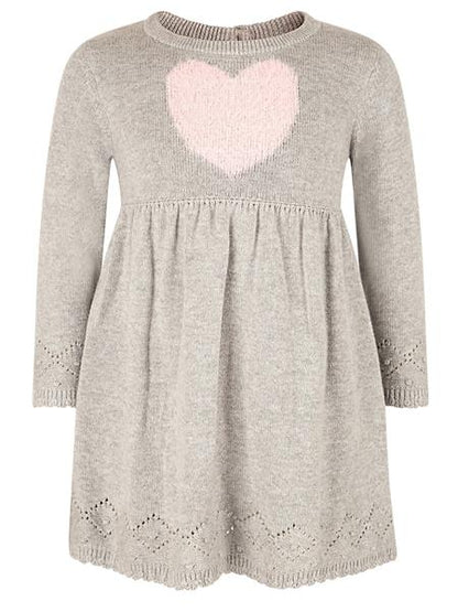 Happy Girls Mädchen Strickkleid Herz 953508