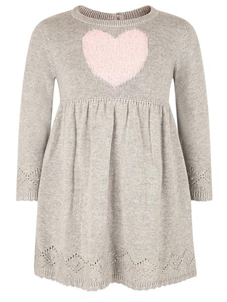 Happy Girls Mädchen Strickkleid Herz 953508