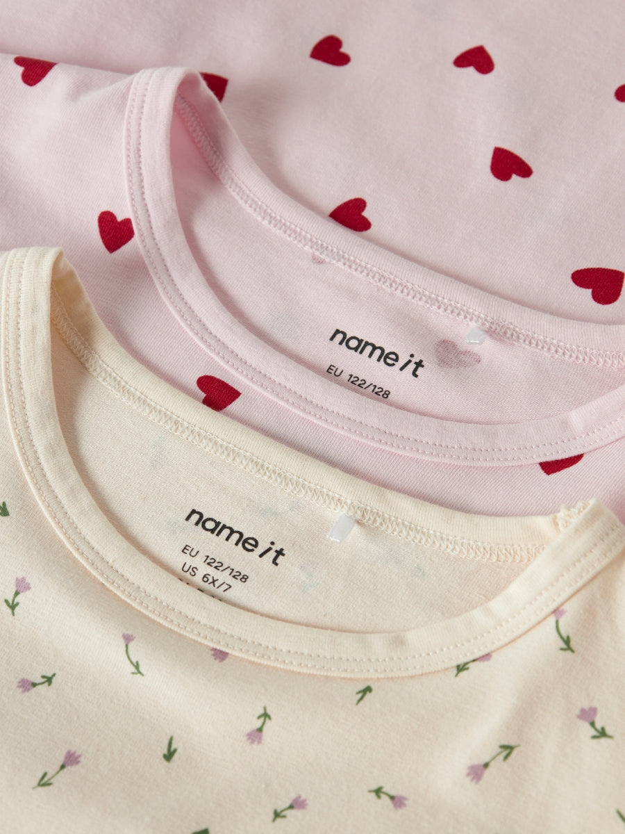 Name it Mädchen Schlafanzug Doppelpack NKFNIGHTSET