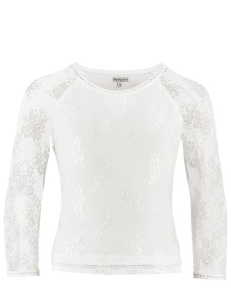 Happy Girls Mädchen Spitzenshirt langarm 354200