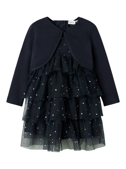 Name it Mädchen Kleid mit Jacke festlich NMFRASILLE 13244738