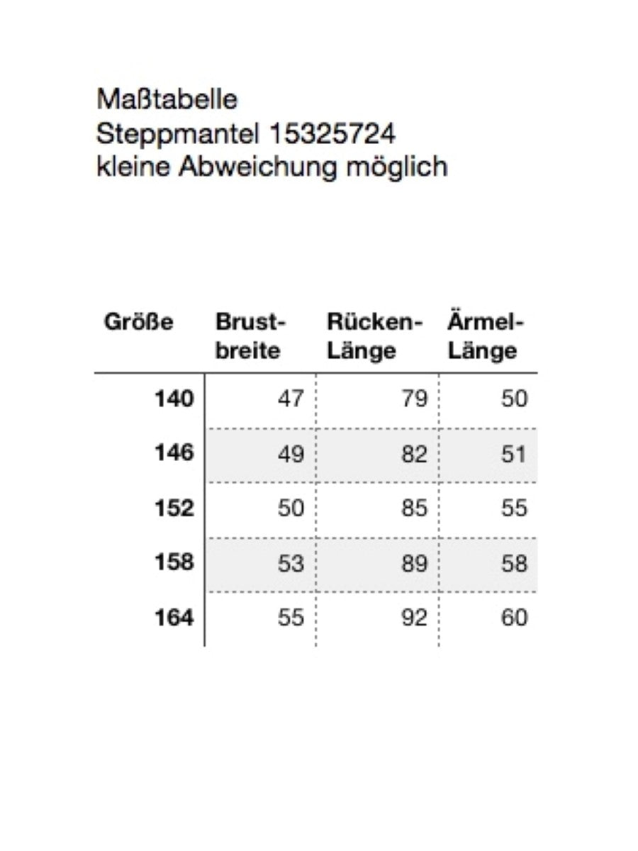 Only Mädchen Winterjacke Steppmantel  KOGIRENE PUFFER 15325724