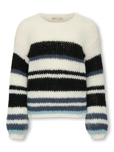 Only Mädchen Strickpulli KOGNORDIC Streifen