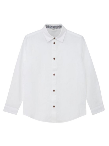 s.Oliver Jungen Anzugshemd Struktur 2175695