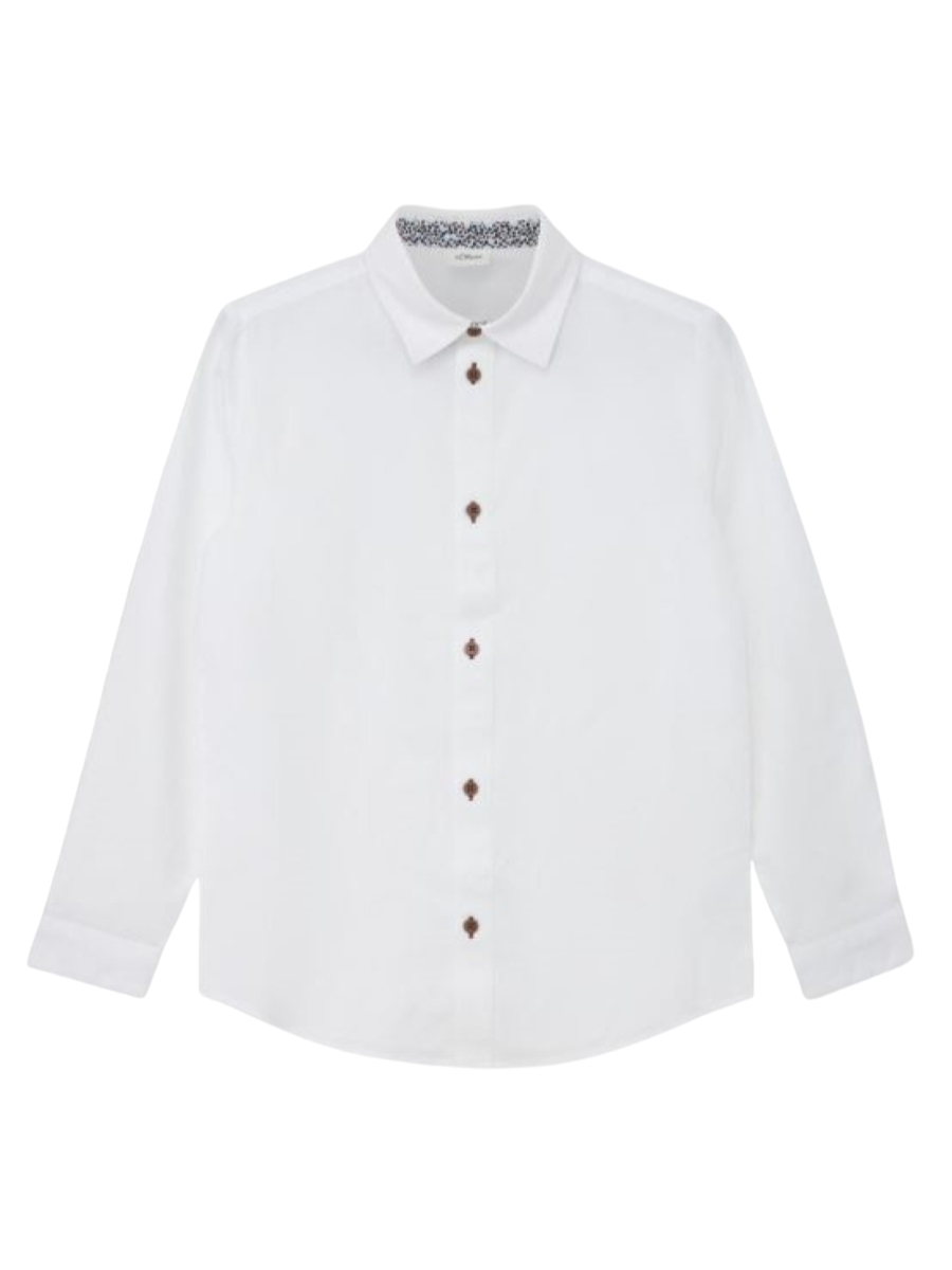 s.Oliver Jungen Anzugshemd Struktur 2175695