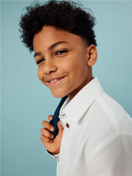 s.Oliver Jungen Anzugshemd Struktur 2175695