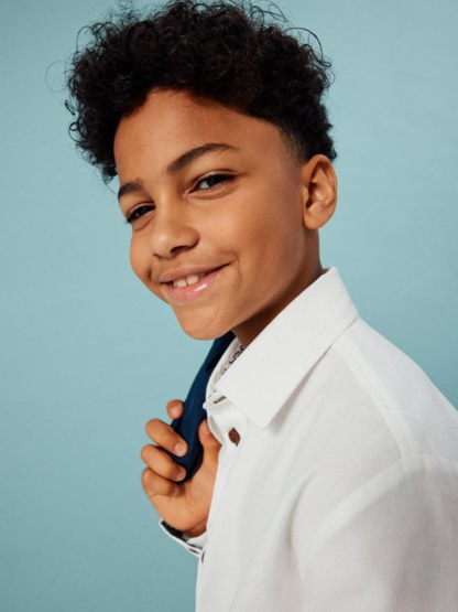 s.Oliver Jungen Anzugshemd Struktur 2175695