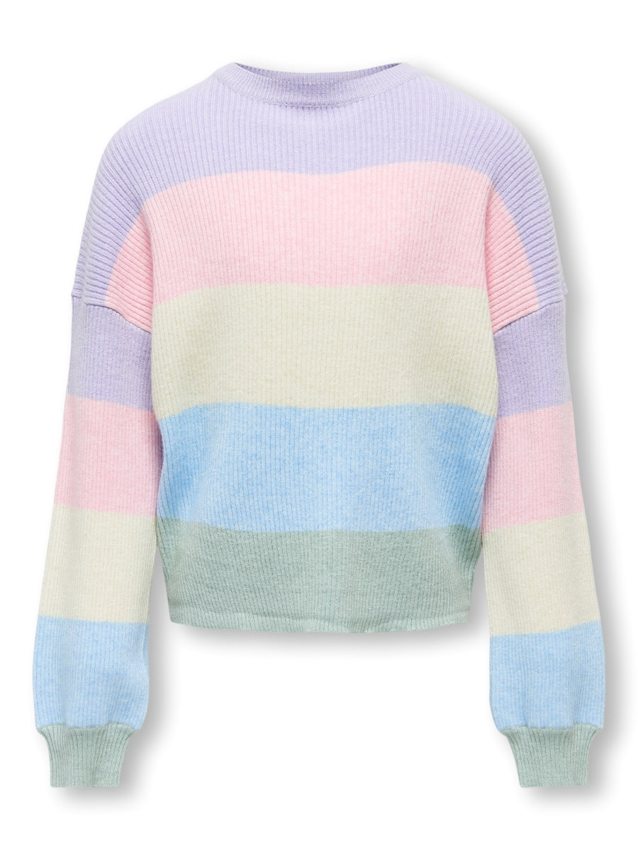 Only Mädchen Strickpulli Streifen Geschenkidee KOGSANDY