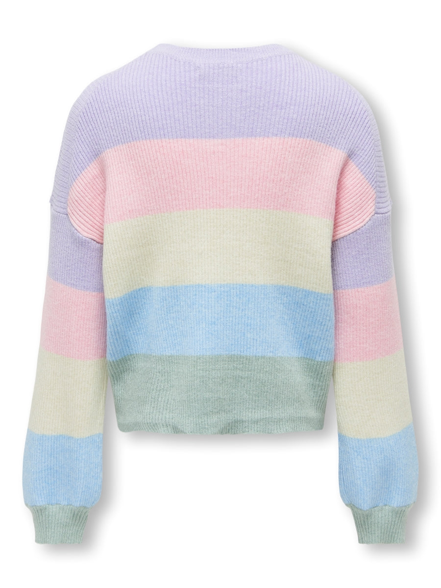 Only Mädchen Strickpulli Streifen Geschenkidee KOGSANDY