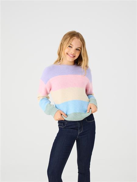 Only Mädchen Strickpulli Streifen Geschenkidee KOGSANDY