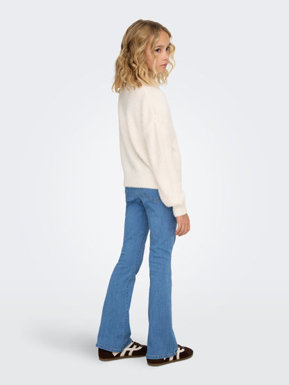 Only Mädchen Strickpulli Royalblau edel Geschenkidee KOGNEWPIUMO