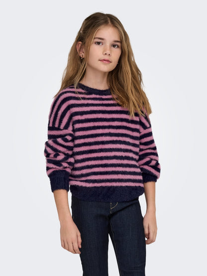 Only Mädchen Strickpulli Royalblau edel Geschenkidee KOGNEWPIUMO