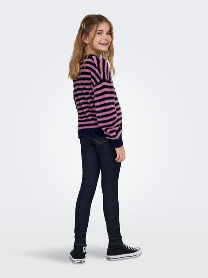 Only Mädchen Strickpulli Royalblau edel Geschenkidee KOGNEWPIUMO