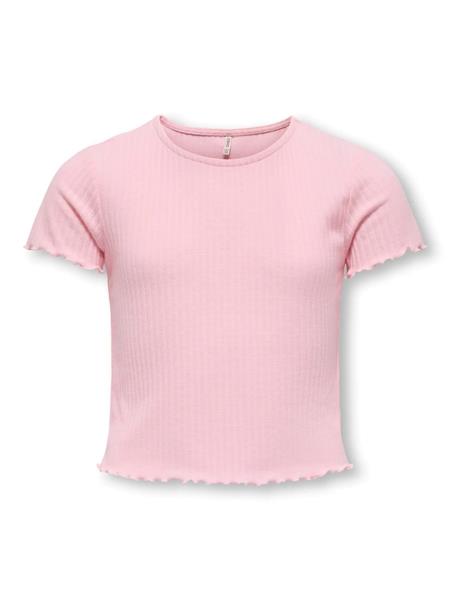 Only Mädchen T-Shirt Rippshirt Geschenkidee edel top KOGNELLA