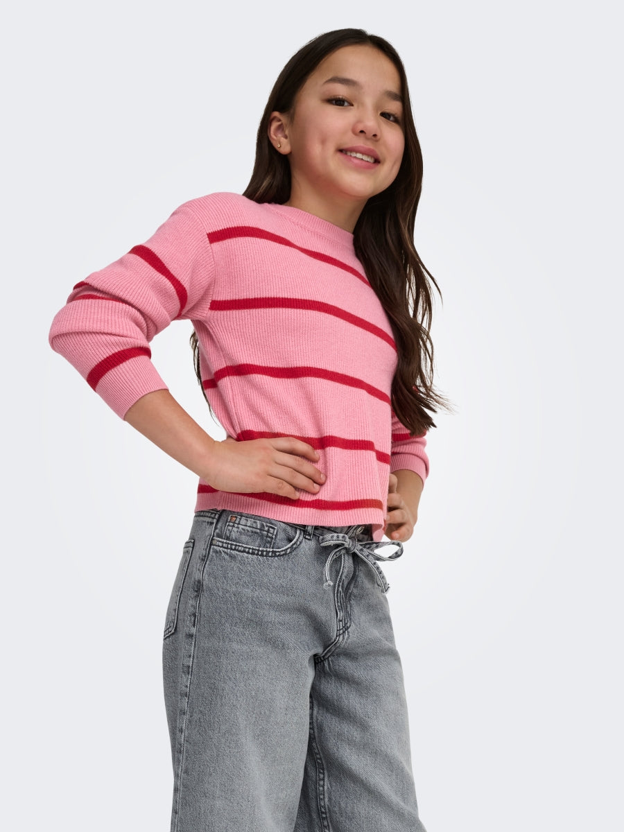 Only Mädchen Strickpulli Streifen Geschenkidee KOGFRANCA